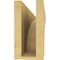 Ekena Millwork 4"W x 24"D x 8"H Thin Huntington Rough Cedar Woodgrain TimberThane Corbel, Primed Tan CORUR04X24X08HUNRCPR - alternate 6
